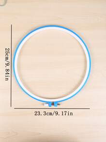 1 Miếng Nhựa nhiều màu Vòng thêu ( Tự chọn ) / 1 Miếng Đầy màu sắc Trang trí Nhẫn - Nhiều màu - Xem 6