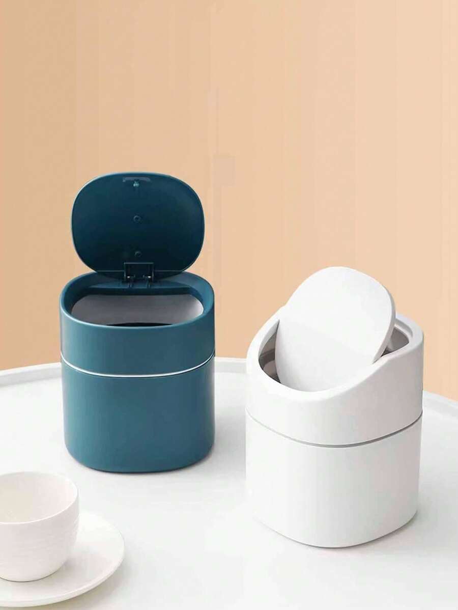 Mini Small Trash Can Desktop Household Cute Storage Bucket Dormitory