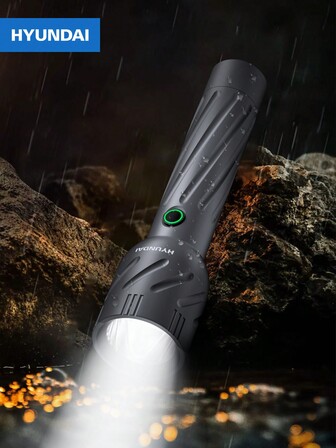 D02 LED Strong Light Flashlight Charging Telescopic Zoom Flashlight Outdoor Camping Work Maintenance Light