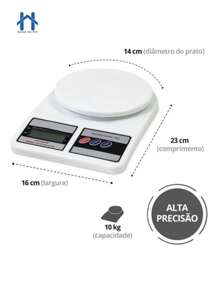 High Precision 10kg Digital Kitchen Scale With 2 Batteries For Fitness Diet - Hồng - Xem 2