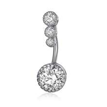 Y2K Style Belly Button Ring Simple Style Body Piercing For Women - Multicolor - View 8