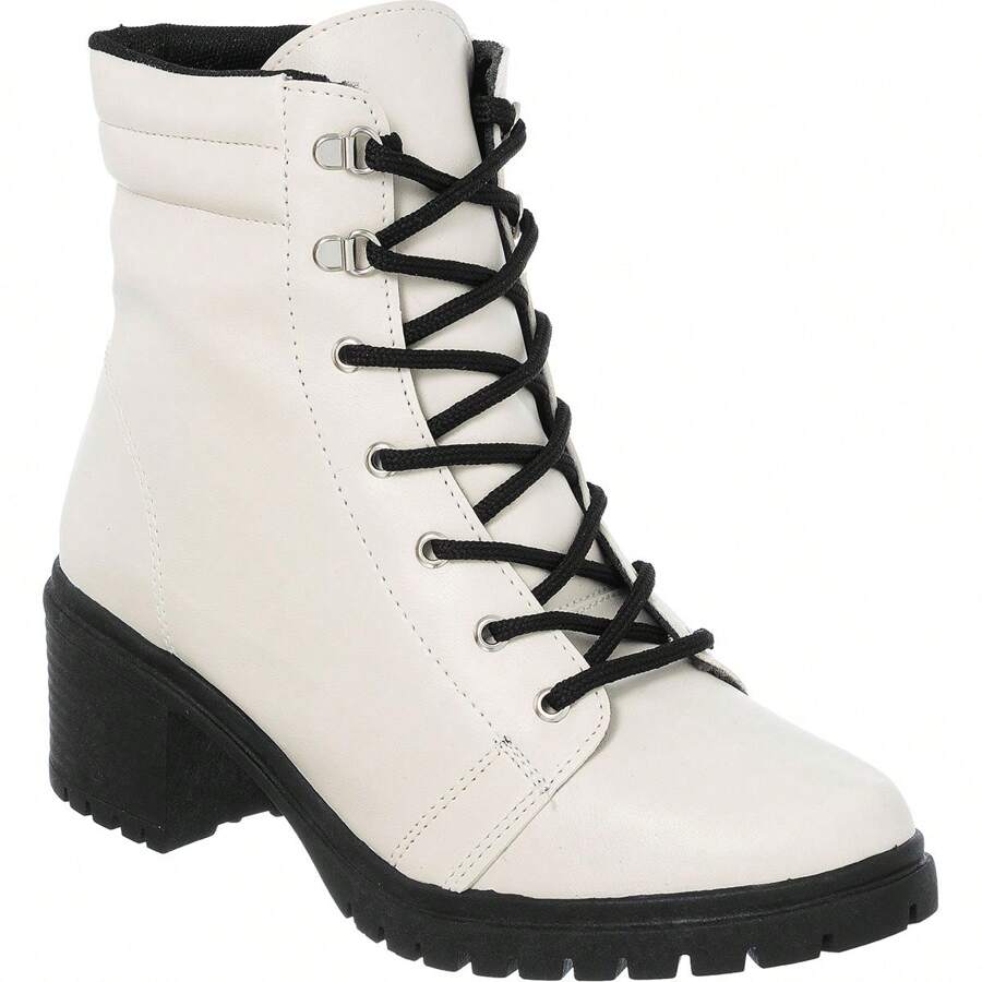 Stessy Shoes Women Fashion Boots - Đen và trắng - Xem 1