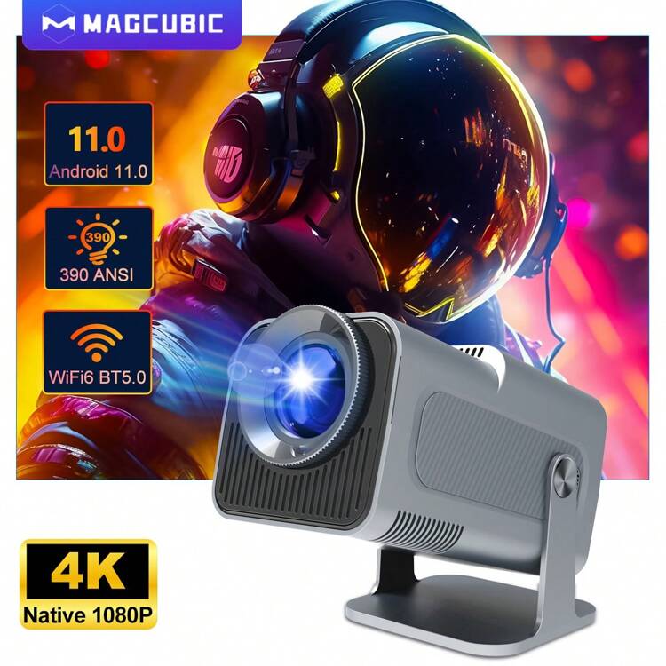 新/美品・4K対応】MAGCUBIC プロジェクター 本体 Magcubic」の