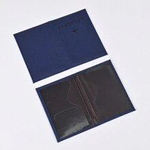 Bao đựng hộ chiếu PU đơn giản Vỏ bảo vệ hộ chiếu Bao đựng hộ chiếu du lịch Bao đựng thẻ tín dụng Túi đựng hộ chiếu Túi đựng hộ chiếu cho kỳ nghỉ Cho kỳ nghỉ Những vật dụng cần thiết khi đi du lịch - Màu xanh hải quân - Xem 7