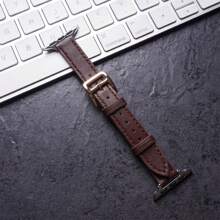 经典时尚轻质男女修身纯色小腰皮革 Apple Watch 表带 兼容 Apple Watch 1/2/3/4/5/6/7/8/9 超级系列 Apple Watch 表带 轻质运动纯色小腰皮革 (38mm/40mm/41mm/42mm/44mm/45mm/49mm) Apple Watch 表带作为送给返校学生的礼物 - 38mm/40mm/41mm - 查看 18