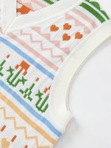 Balabala Chaleco de lana para niña - Blanco - Ver 6