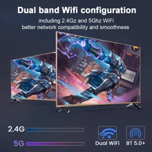 Transpeed Android 13 電視盒 Wifi6 雙頻wifi 支援8k聲畫 Bt4.0+ Rk3528 4k 3d語音媒體播放器機頂盒 - 美標插頭 - 查看 9