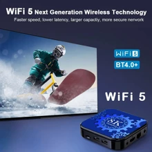 Transpeed Android 13 電視盒 Wifi6 雙頻wifi 支援8k聲畫 Bt4.0+ Rk3528 4k 3d語音媒體播放器機頂盒 - 美標插頭 - 查看 7