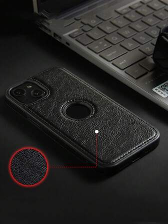 Faux Leather Stitching Protective Phone Case Compatible With IPhone11/13/15, And S24 Ultra Waterproof Shockproof Anti-Fall Scratch Resistant
