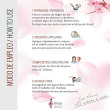 TINTE EN POLVO PARA CABELLO BIGEN #58  TONO NEGRO NATURAL 6GR - Negro - Ver 3