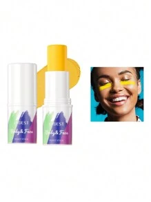 QIBEST Barra De Pintura Facial Body Crayon, Perfecta Para Fiestas De Fanáticos De Deportes Y Fanáticos (béisbol, Rugby, Etc.) - Amarillo - Ver 2