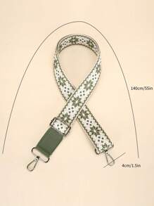 Crossbody Shoulder Replaceable Shoulder Strap Widened And Lengthened Stylish Casual Minimalist Design Bag Shoulder Strap - Green - View 5