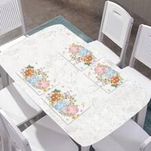 1pc Rabbit Bunny Carrot Happy Easter Placemats 12x18 Inch Spring Summer Seasonal Table Mats For Party Kitchen Dining Decoration - Multicolor - View 6