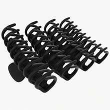 Kẹp tóc càng cua cho nữ tóc mỏng, kẹp tóc lớn cho tóc dày chống trượt, kẹp tóc hàng 3,5 inch, kẹp càng cua mờ (đen + nâu + be + cà phê), kẹp tóc hàm, kẹp tóc cài đầu, kẹp tóc càng cua, phụ kiện tóc mùa thu đông cho nữ cho trang phục đi nghỉ mát, trang phục mùa hè, lễ hội, tiệc tùng. - Nhiều màu - Xem 5