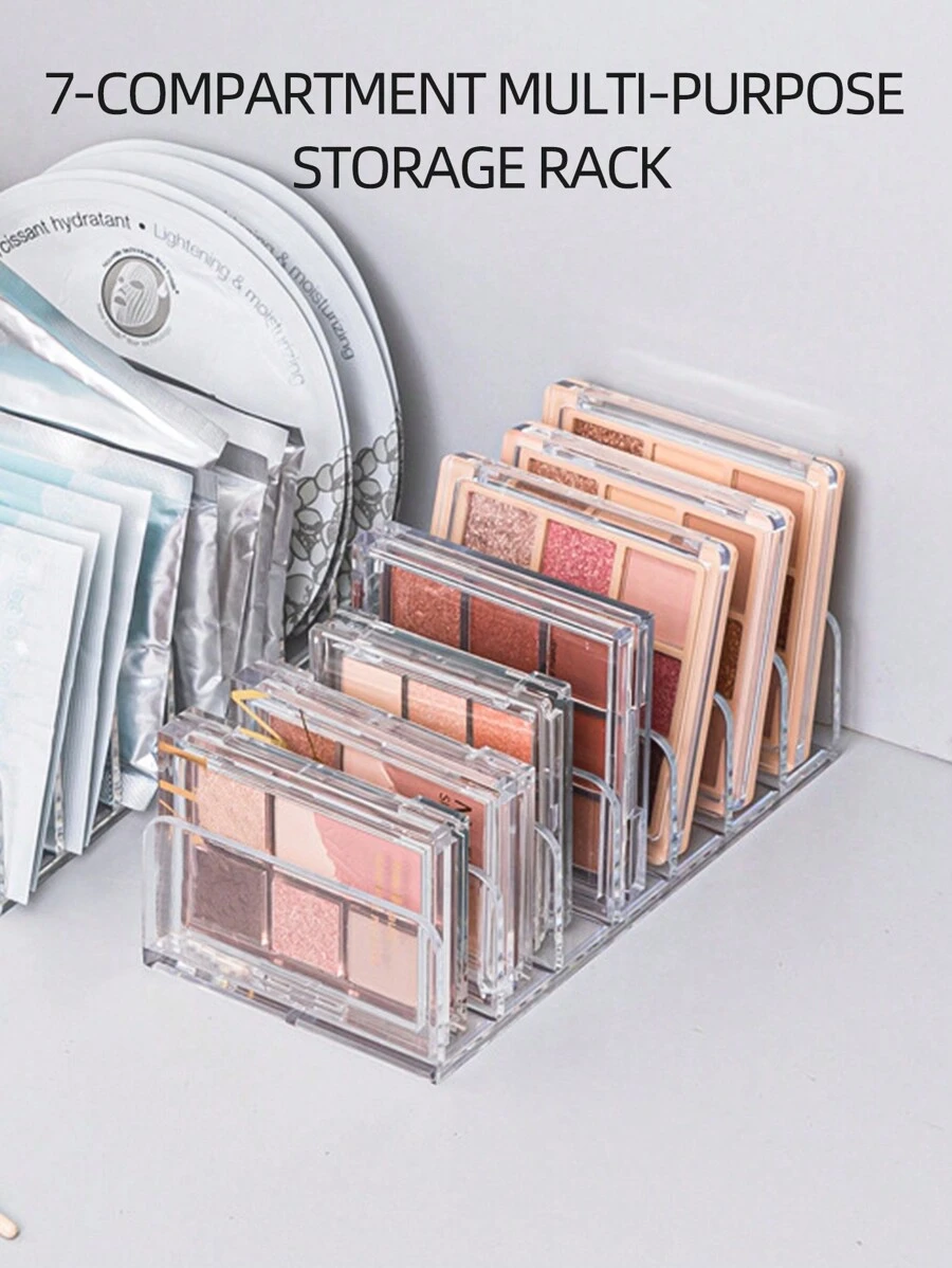 klimonla 1 Hộp đựng bằng acrylic trong suốt cho bảng phấn mắt 7 ngăn, có thể dùng để đựng dụng cụ, chống bụi. Thích hợp để đựng phấn phủ, phấn mắt, phấn má hồng và các loại mỹ phẩm khác, có ngăn chia, hộp trưng bày trang điểm để bàn, phòng ngủ, nhà cửa, phòng tắm, phòng màu hồng, trang trí phòng khách, đồ dùng du lịch, túi quà tặng, quà tặng cho mẹ, bố, nam giới, bạn bè, giáo viên, sinh nhật, đám cưới, bàn làm việc, kệ, phụ kiện, hộp quà, quà tặng vui nhộn, hộp đựng đồ, hộp trang sức, túi nhỏ, hộp đựng cọ trang điểm, hộp đựng nước hoa, túi đựng đồ, quà tặng cho phụ nữ, quà Giáng sinh, ý tưởng quà tặng cho phụ nữ, trang trí phòng. - Trong sáng - Xem 1