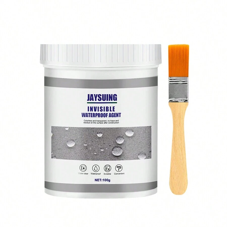 1pc-Waterproof Anti-Leakage Agent, Invisible Waterproof Agent Waterproof Insulation Sealant Transparent Repairing Leak Waterproof Adhesiv (100g*1pc) - Multicolor - View 1