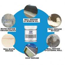 1pc-Waterproof Anti-Leakage Agent, Invisible Waterproof Agent Waterproof Insulation Sealant Transparent Repairing Leak Waterproof Adhesiv (100g*1pc) - Multicolor - View 3