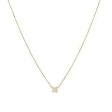 A-Z字母吊坠项链，女士不锈钢链项链