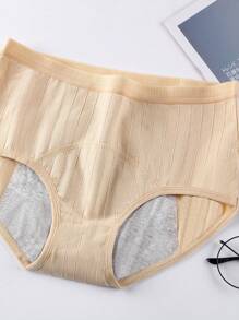 4 piezas Nuevos calzoncillos fisiológicos, pantalones triangulares, modelos alargadores, antifugas, alta elasticidad, transpirables, para señoras