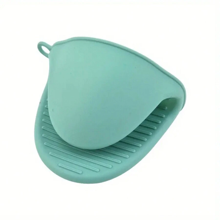 2pcs Silicone Heat Resistant Cooking Grip Gloves & Pot Holders For Kitchen Cooking And Baking - Army Green - View 1