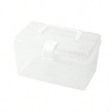 32pcs/Set Plastic Transparent Beads Storage Box, Multifunctional Portable Suitcase For Small Items Jewelry Crafts Classification Container, Mini Nail Art Hair Accessories, Ring, Necklace, Brooch Display Box - Multicolor - View 6