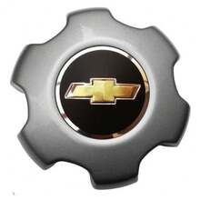 1 Calota Miolo Tampa Roda S10 Lt Ltz 2012 2013 2014 2015 - 1 unidade - Prata - Visão 3