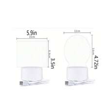 1PC  Note Board Creative Led Night Light USB Message Board Holiday Light With Pen Gifts For Children Girlfriend Decoration Night Lamp - White - View 6