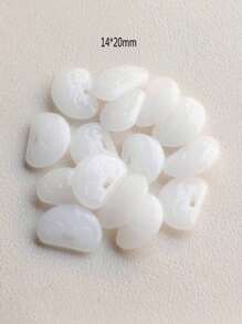 20入組/袋13*19mm深綠色玉石吊墜項鍊,耳環diy珠寶製作配件 - 13*19mm深玉色長方 - 查看 13