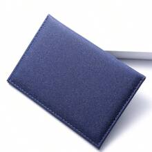 Bao đựng hộ chiếu PU đơn giản Vỏ bảo vệ hộ chiếu Bao đựng hộ chiếu du lịch Bao đựng thẻ tín dụng Túi đựng hộ chiếu Túi đựng hộ chiếu cho kỳ nghỉ Cho kỳ nghỉ Những vật dụng cần thiết khi đi du lịch - Màu xanh hải quân - Xem 6