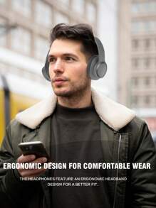 Reletech Wireless headphones for noise reduction, esports headphones, music headphones, ultra long battery life