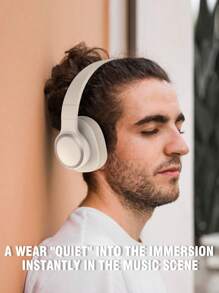 Reletech Wireless headphones for noise reduction, esports headphones, music headphones, ultra long battery life