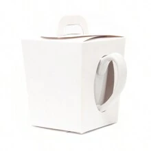 Taza conica con Inicial letra E Regalo original para mi sobrina - Blanco - Ver 2