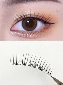 5pairs/Set Natural Long And Thin False Eyelashes, Suitable For Light Makeup, No-Makeup, Daily Commute Or Fairy Cosplay Strip Lashes,Lashes,Eyelashes,Fake Lashes