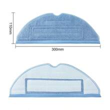 與小米機器人Roborock S7/S70/S75/S7Max/S7MaxV T7S/T7S PLUS/G10擦地巾兼容，XiaoMi吸塵器配件 - 寶藍色 - 查看 2