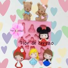 Molde de silicona para miniaturas de muñecas