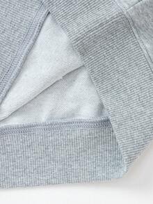 Balabala 儿童男童针织圆领运动衫 - 灰色 - 查看 6