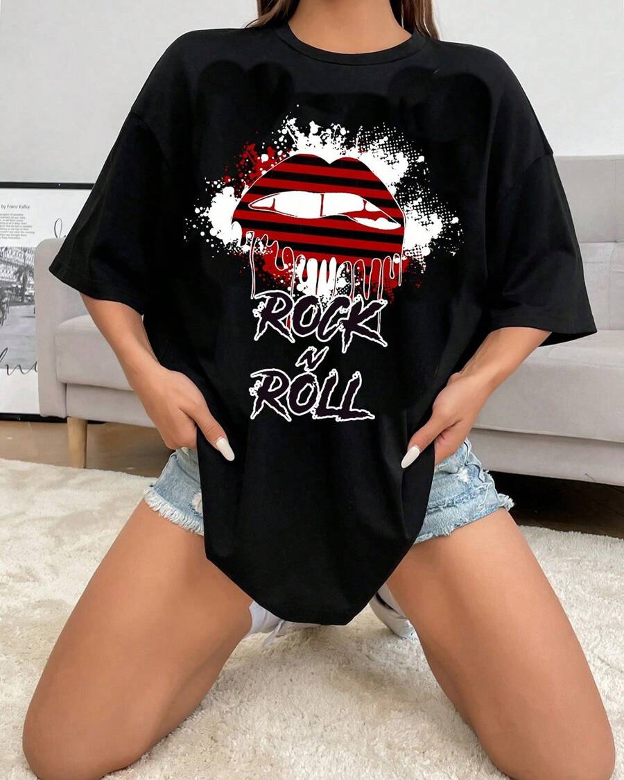 Women T-Shirts - 黑色 - 查看 1