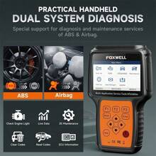 Foxwell Nt650 Elite Obd2 掃描器 Abs Srs 雙向掃描工具汽車診斷 - 黑色 - 查看 4