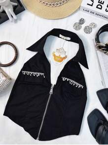 Women Tops - màu đen - Xem 1