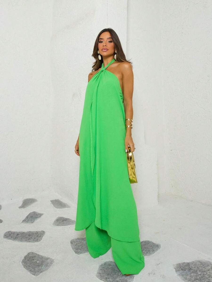 Women Two-Piece Outfits - màu xanh lá - Xem 1