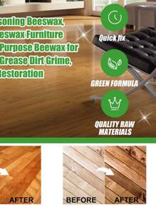 Jaysuing木製刮痕修復蜂蠟,適用於維修和保養實木地板和家具上的小刮痕和打蠟 - 綠色 - 查看 8