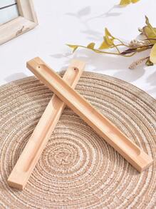 Base de incienso de bambú natural, soporte de palillos de incienso de madera para uso en el hogar - Varios colores disponibles - Ver 3