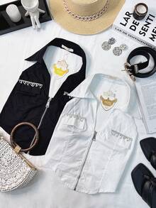 Women Tops - màu đen - Xem 3