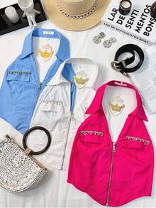 Women Tops - màu đen - Xem 4