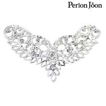 Perlon Joon 1 Pieza Diy Soldadura De Parche De , Aplicación De Pedrería En El Cuello Para Vestido De Novia, Accesorios De Ropa De Costura A Mano Yl006