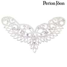 Perlon Joon 1 Pieza Diy Soldadura De Parche De , Aplicación De Pedrería En El Cuello Para Vestido De Novia, Accesorios De Ropa De Costura A Mano Yl006