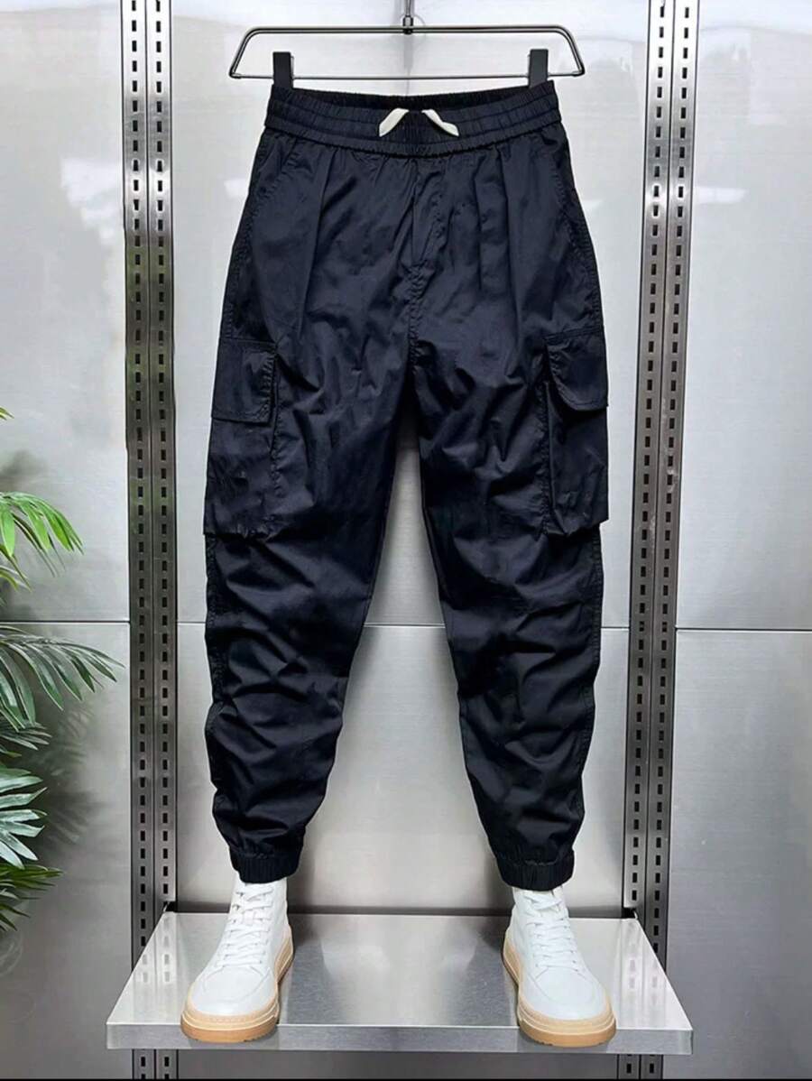 Men Pants - 黑色 - 查看 1