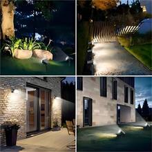 2PCS 48LED Solar Landscape Spotlights Outdoor 2-In-1 Solar Spot Lights Outdoor IP65 Waterproof Solar Powered Wall Lights Front Door Backyard Garage Deck - Black - View 8