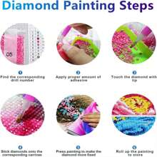 Jesus Virgin Mary Diamond Painting Kit, 1pc 5d Diy Home Wall Decorative Handmade Artwork, Canvas Without Frame