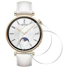 2 piezas Protectores de pantalla de vidrio 3D resistentes a los arañazos para Watch GT 1 GT 2 GT 4 de 46mm y 41mm, y Galaxy Watch 5 6 7 Ultra FE de 40/44/43/47mm